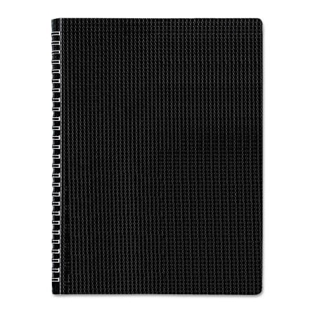 Rediform Blueline  Poly Cvr Notebook, 8-1/2" x 11", Black Cover, 80 Sheets/Pad, 1 Pad/Pack B4181
